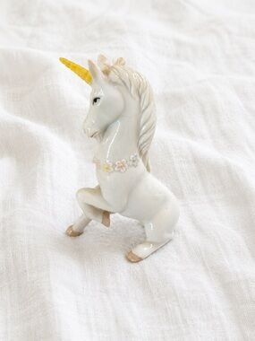 Vintage 1983 Enesco Porcelain Unicorn Figurine